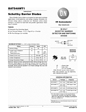 DataSheet BAT54AWT1 pdf