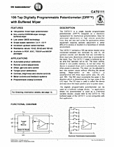 DataSheet CAT5111-50 pdf