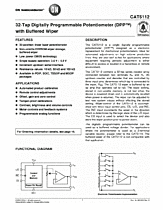 DataSheet CAT5112-50 pdf