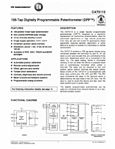 DataSheet CAT5113-50 pdf