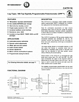 DataSheet CAT5116 pdf