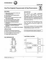 DataSheet CAT5126-00 pdf