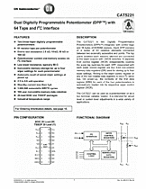 DataSheet CAT5221-00 pdf