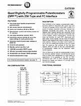 DataSheet CAT5259-00 pdf