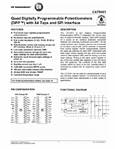DataSheet CAT5401-10 pdf