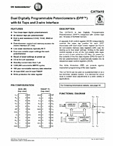 DataSheet CAT5419-10 pdf