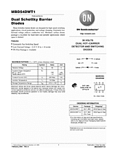 DataSheet MBD54DWT1 pdf