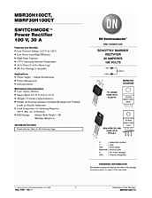 DataSheet MBR30H100CTG pdf
