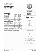 DataSheet MMBF170LT1 pdf