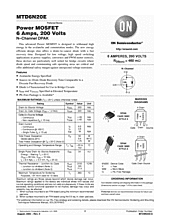 DataSheet MTD6N20E pdf