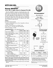 DataSheet MTP10N10EL pdf