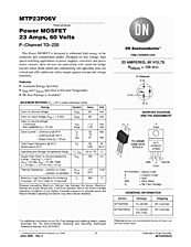 DataSheet MTP23P06V pdf