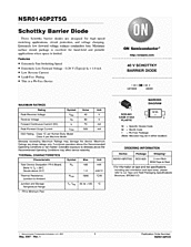 DataSheet NSR0140P2T5G pdf