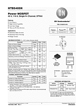 DataSheet NTB5405N pdf