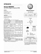 DataSheet NTD5407N pdf