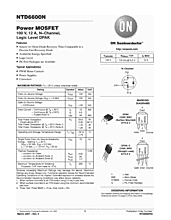 DataSheet NTD6600N pdf