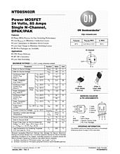 DataSheet NTD85N02R pdf