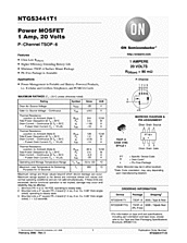 DataSheet NTGS3441T1 pdf