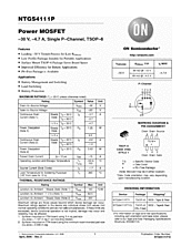 DataSheet NTGS4111P pdf