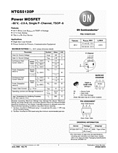 DataSheet NTGS5120P pdf