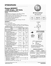 DataSheet NTMD3P03R2 pdf