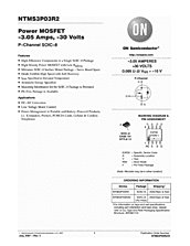DataSheet NTMS3P03R2 pdf