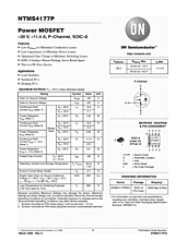 DataSheet NTMS4177P pdf