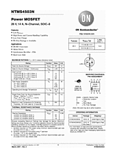 DataSheet NTMS4503N pdf
