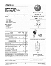 DataSheet NTP27N06 pdf