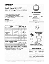 DataSheet NTR2101P pdf