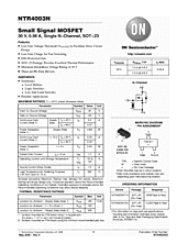 DataSheet NTR4003N pdf