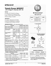 DataSheet NTR4101P pdf