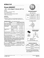 DataSheet NTR4171P pdf