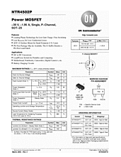 DataSheet NTR4502P pdf