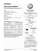 DataSheet NTS4001N pdf
