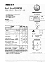 DataSheet NTZS3151P pdf