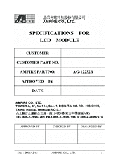 DataSheet AG12232B pdf