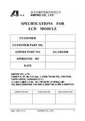 DataSheet AG240128B pdf