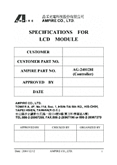 DataSheet AG240128I pdf
