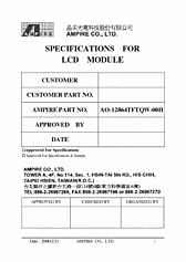 DataSheet AO12864T pdf