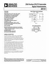 DataSheet AD5161BRM10 pdf