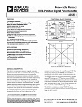 DataSheet AD5231BRU10 pdf