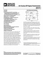 DataSheet AD5273BRJ1 pdf