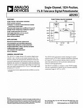 DataSheet AD5293 pdf