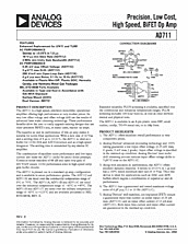 DataSheet AD711 pdf