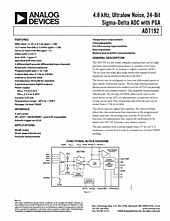DataSheet AD7192 pdf