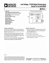 DataSheet AD7314 pdf