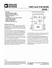 DataSheet AD7485 pdf
