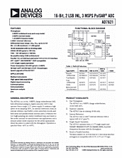 DataSheet AD7621 pdf