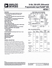 DataSheet AD7631 pdf
